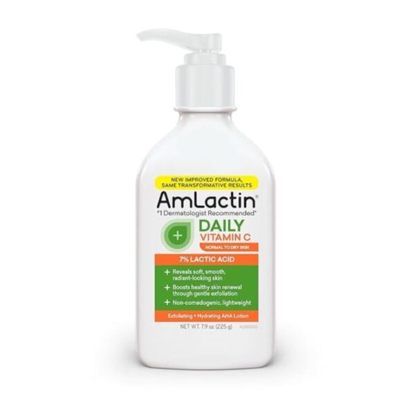 AmLactin Daily Vitamin C Lotion with 7% Lactic Acid 225g