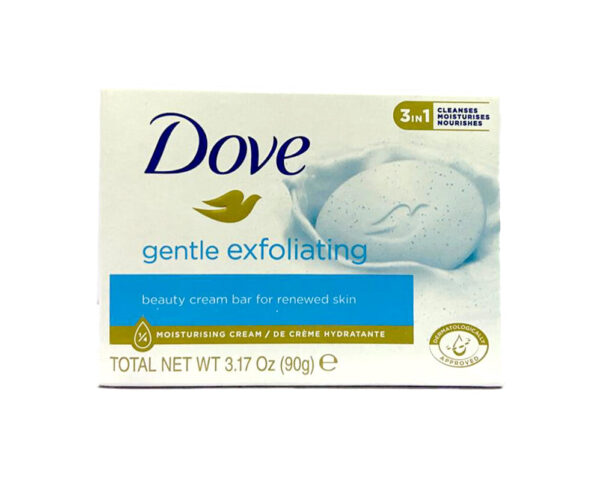 Dove 3-In-1 Gentle Exfoliating Beauty Cream Bar (90g x4)