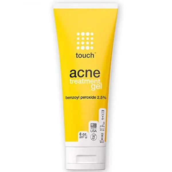 Touch Acne Treatment Gel – Benzoyl Peroxide 8Oz