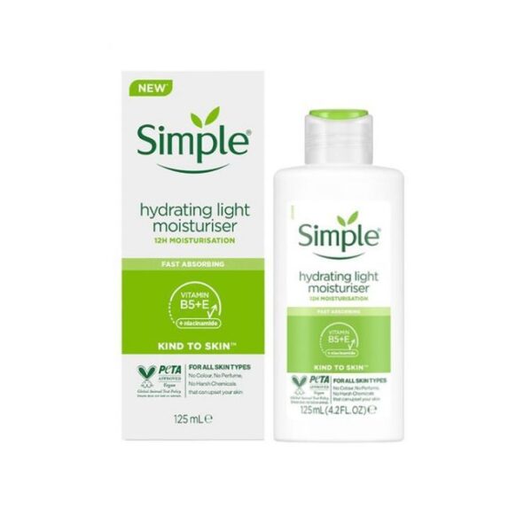 Simple Kind To Skin Hydrating Light Moisturizer 125ml.